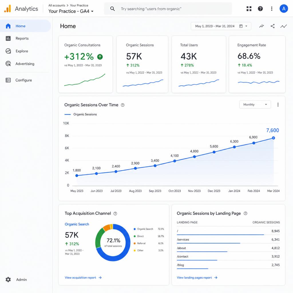 Personal Injury SEO case study, Houston, TX